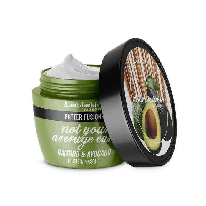 Aunt Jackie’s Butter Fusion Not Your Average Curl Bamboo &amp; Avocado Protein Masque 30ml (SAMPLE)